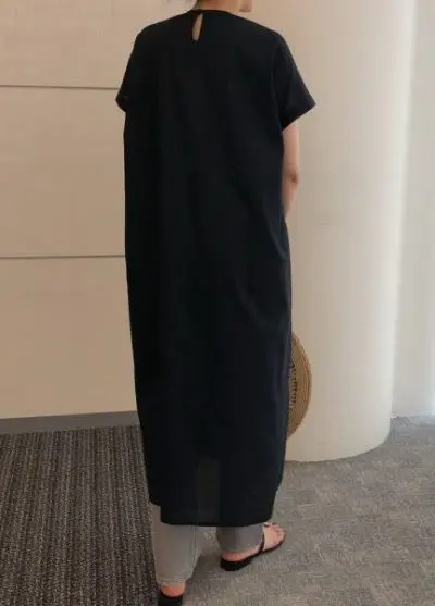 MIDIUMISOLID×eclat フロントノットワンピース ￥15,180