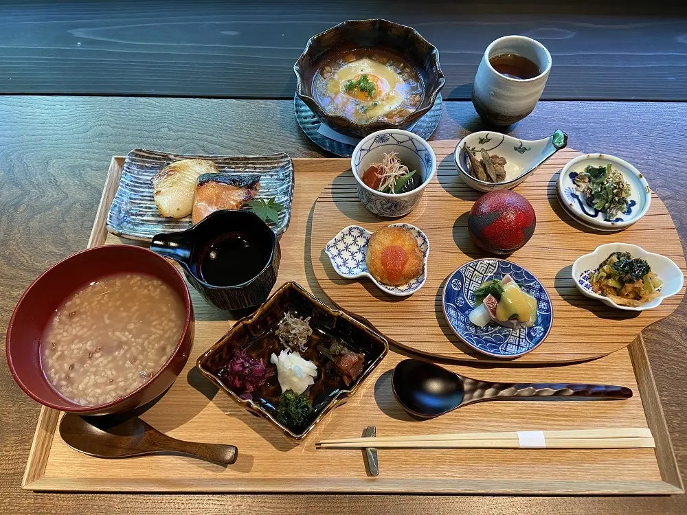 レストラン「滴翠」の朝食