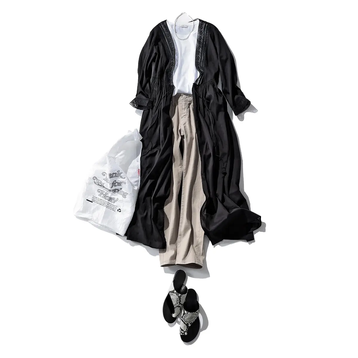 ne Quittez pas×éclat コットンボイルガウン