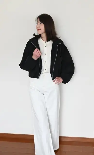 ZARA ショート丈パーカ　はおり