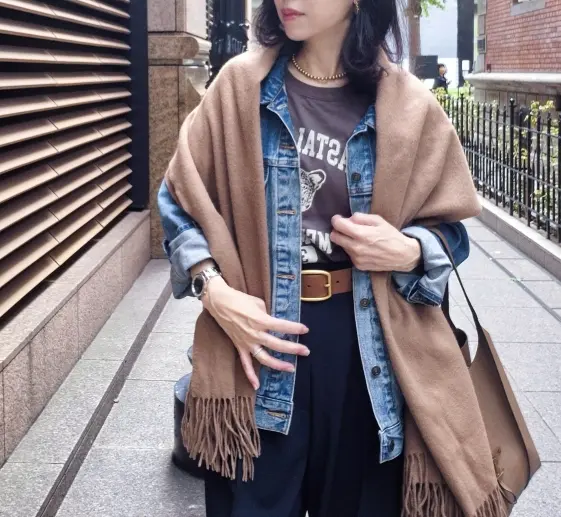 寒暖差を乗り切る強い味方!【カシミヤストの画像_8