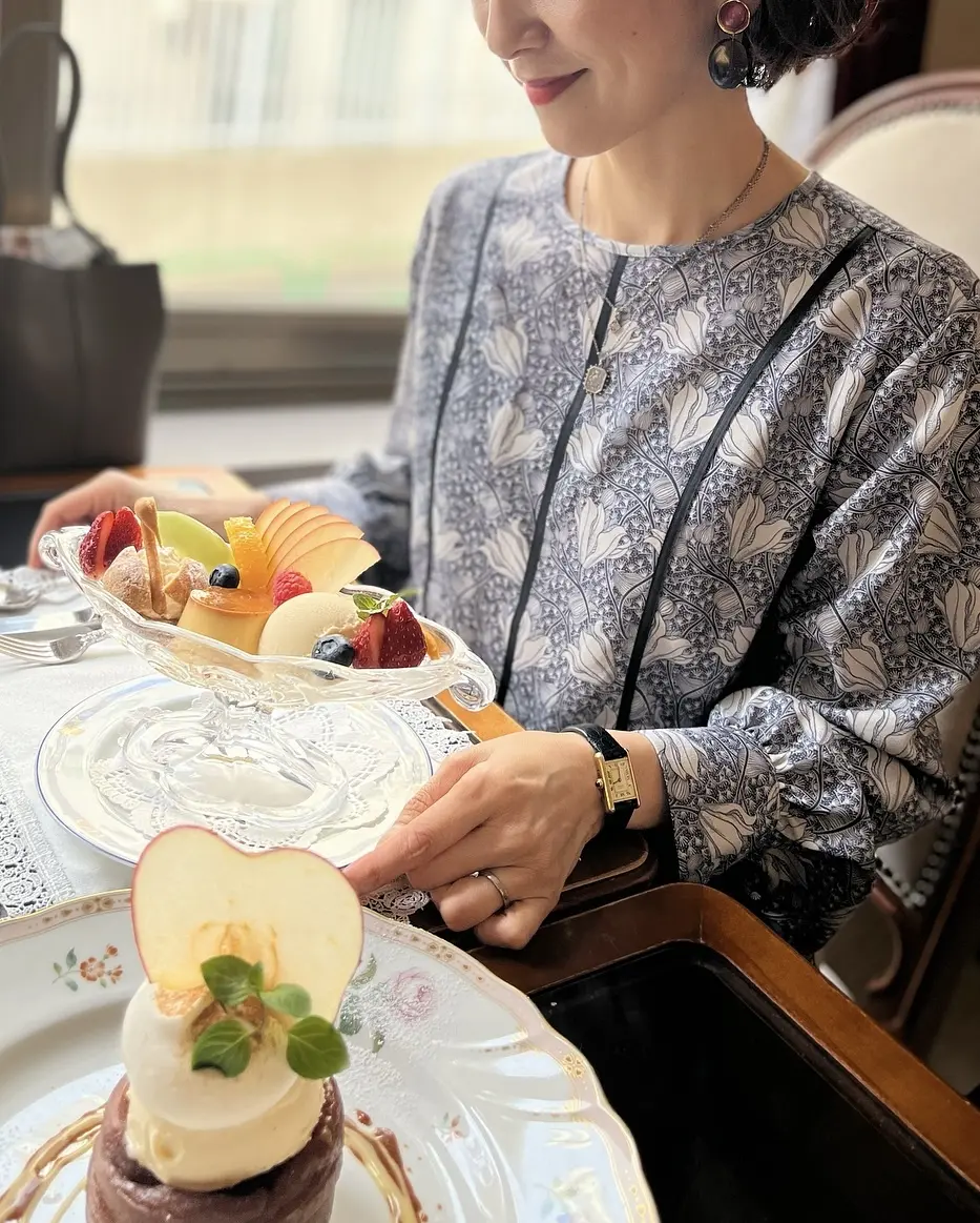 柄ワンピでプリンアラモード＆神保町カレーの画像_10