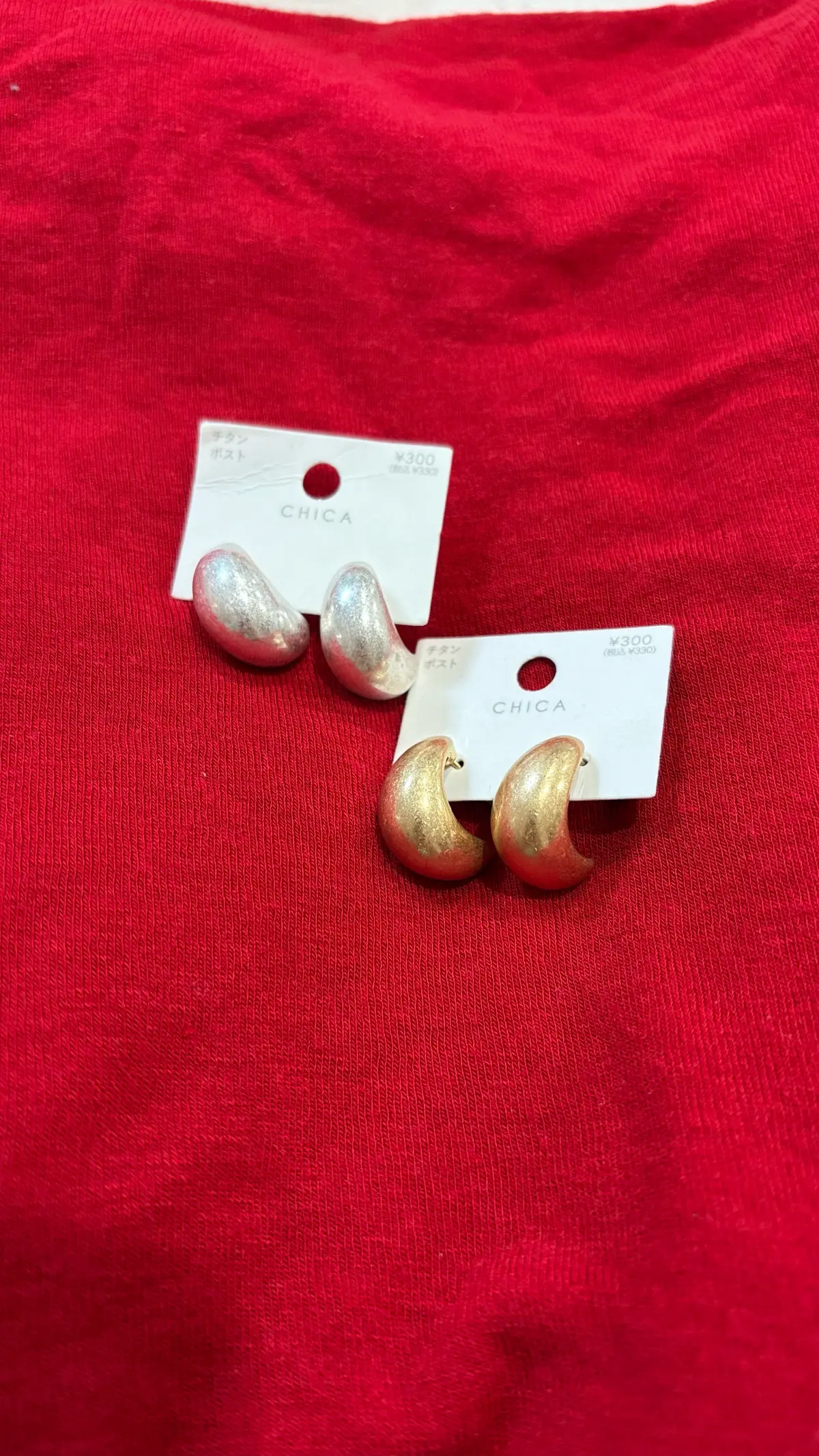 スリーコインズ　スリコ　ビアス　シルバー　ゴールド