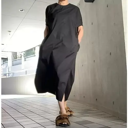 【50代 ワンピース】気温28度でも快適の画像_8