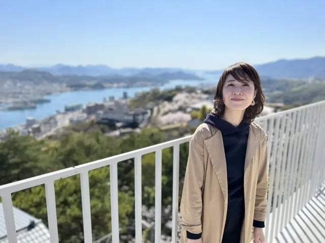 千光寺公園展望スペースからの景色