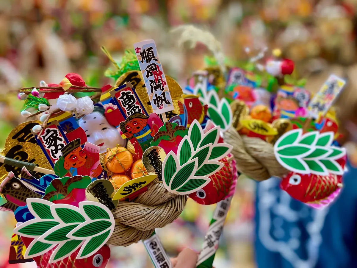 福田屋さんの熊手