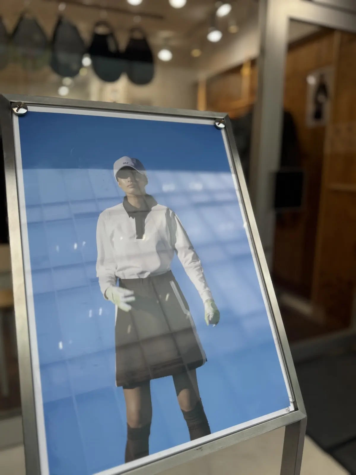 ゴルフウェアブランド TMG 2025AW 展示会看板