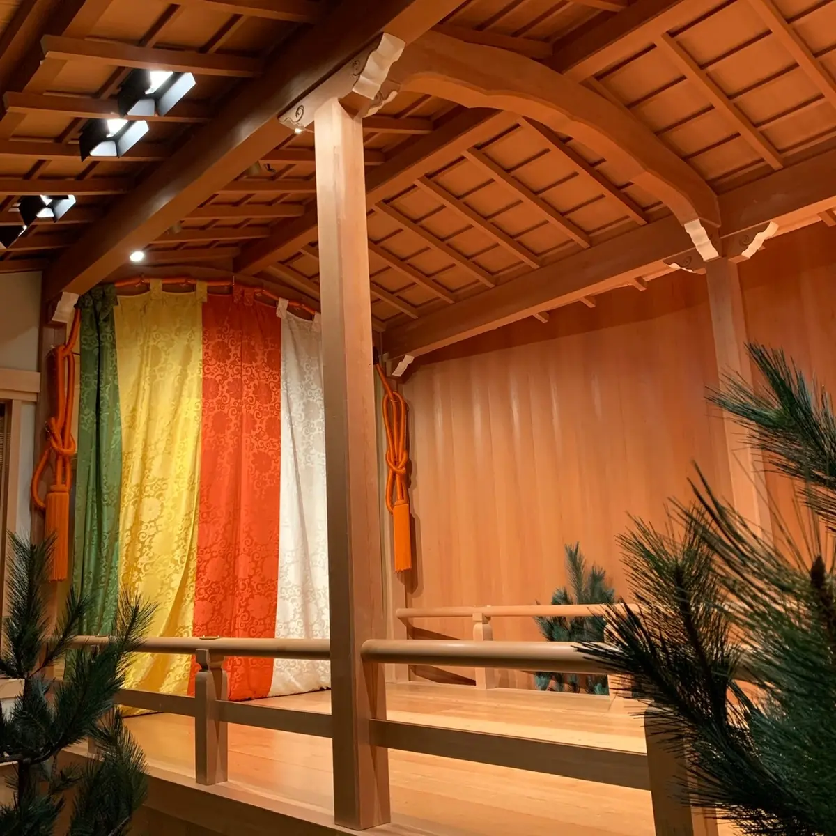 揚幕　一の松・ニの松・三の松