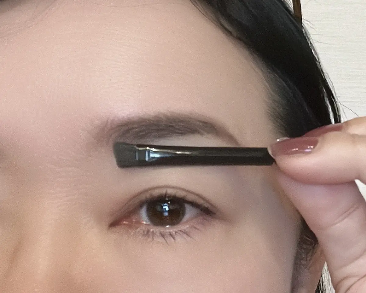 眉メイクプロセス