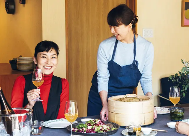 板谷由夏さん  噂の「小堀料理家ごはん会」へ