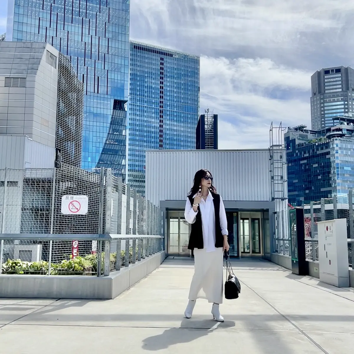 秋コーデ〜白シャツ編〜の画像_5