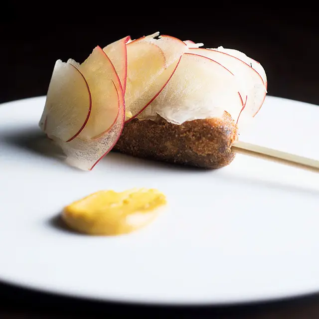 ブーダンノワールとりんご