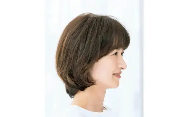 小顔と髪質カバーするWバング