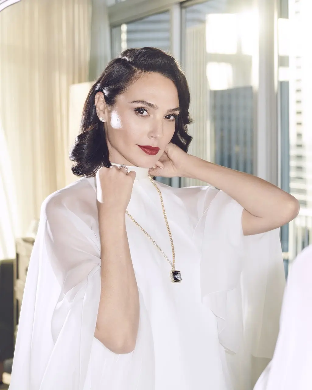 第78回ゴールデングローブ賞 ガル・ガドット ティファニーのペンダント