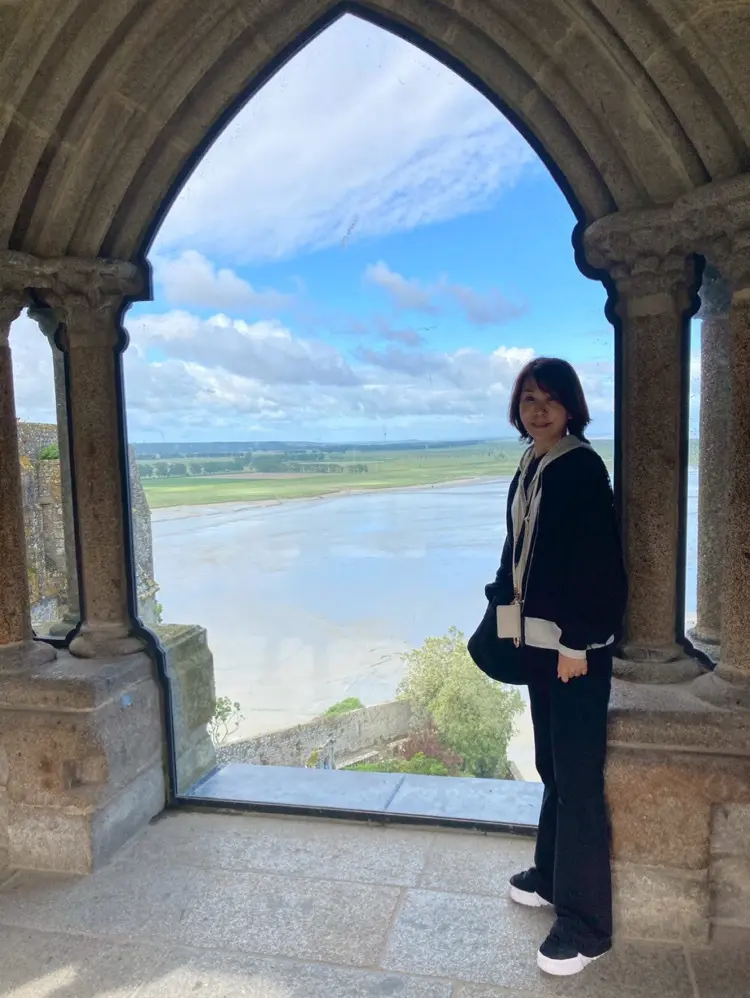 フランス　女子旅　モン・サン・ミシェル　パリ　カフェ　世界遺産　 cafe opera  amorino  モン・サン・ミシェルのオムレツ　ル　ルレサンミシェルホテル　パリ旅行　フランス旅行