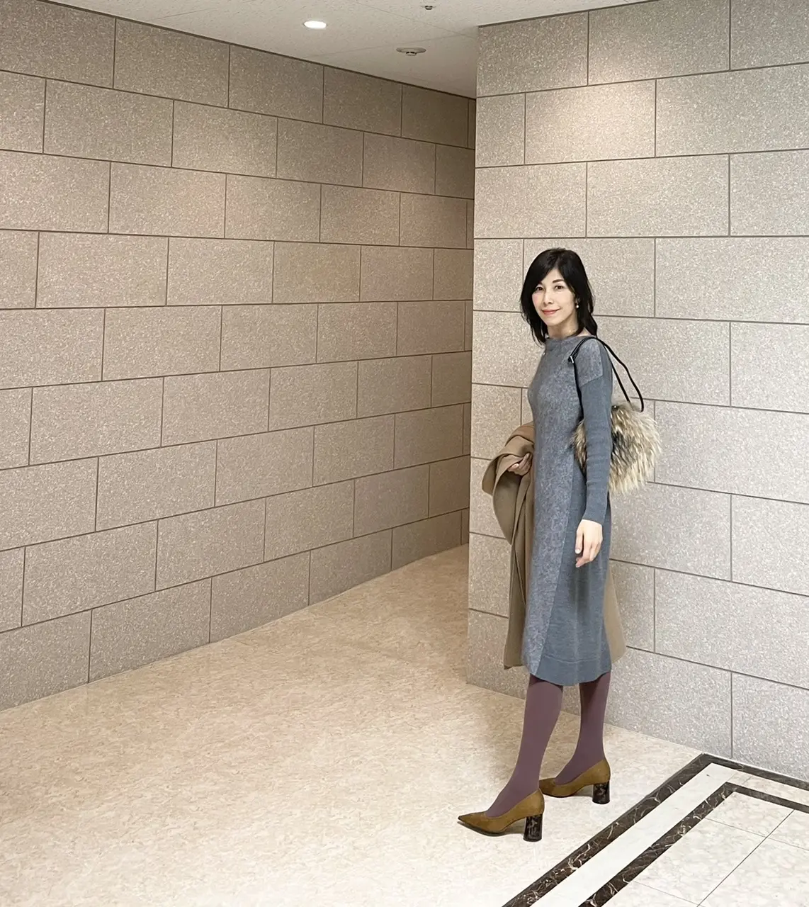 着痩せ効果抜群の切り替えワンピースの画像_2