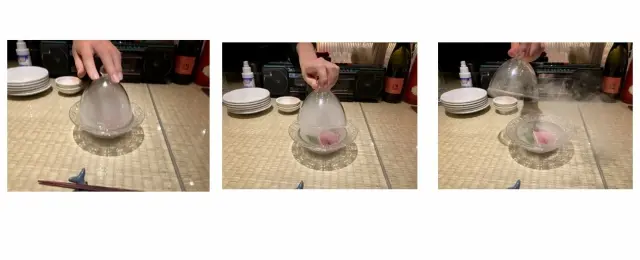 ブリ　瞬間燻製　CandleHere　エンターテインメント