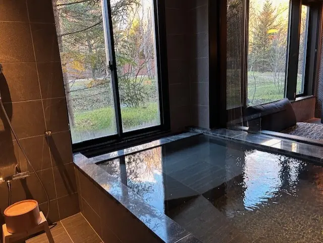 ふふ 旧軽井沢 静養の森 コンフォートルームのお風呂