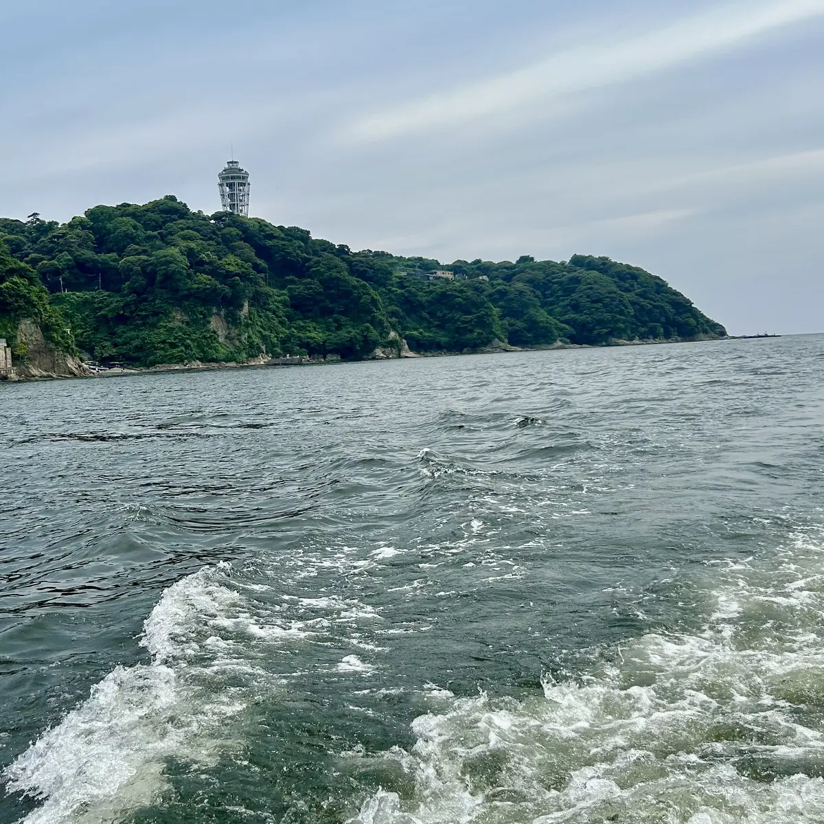 べんてん丸から振り返る江ノ島