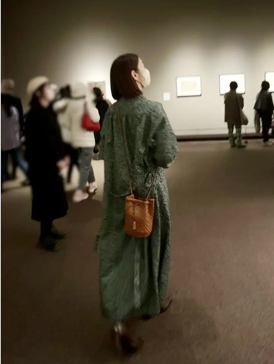 エゴン・シーレ展へグリーンワンピで。の画像_10