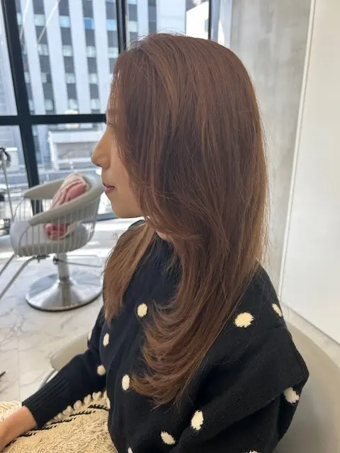 美容室に行きサラツヤ髪☆夜はイルミネーシの画像_1