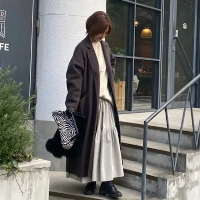 落ち着いた色を合わせて柔らかな雰囲気に！