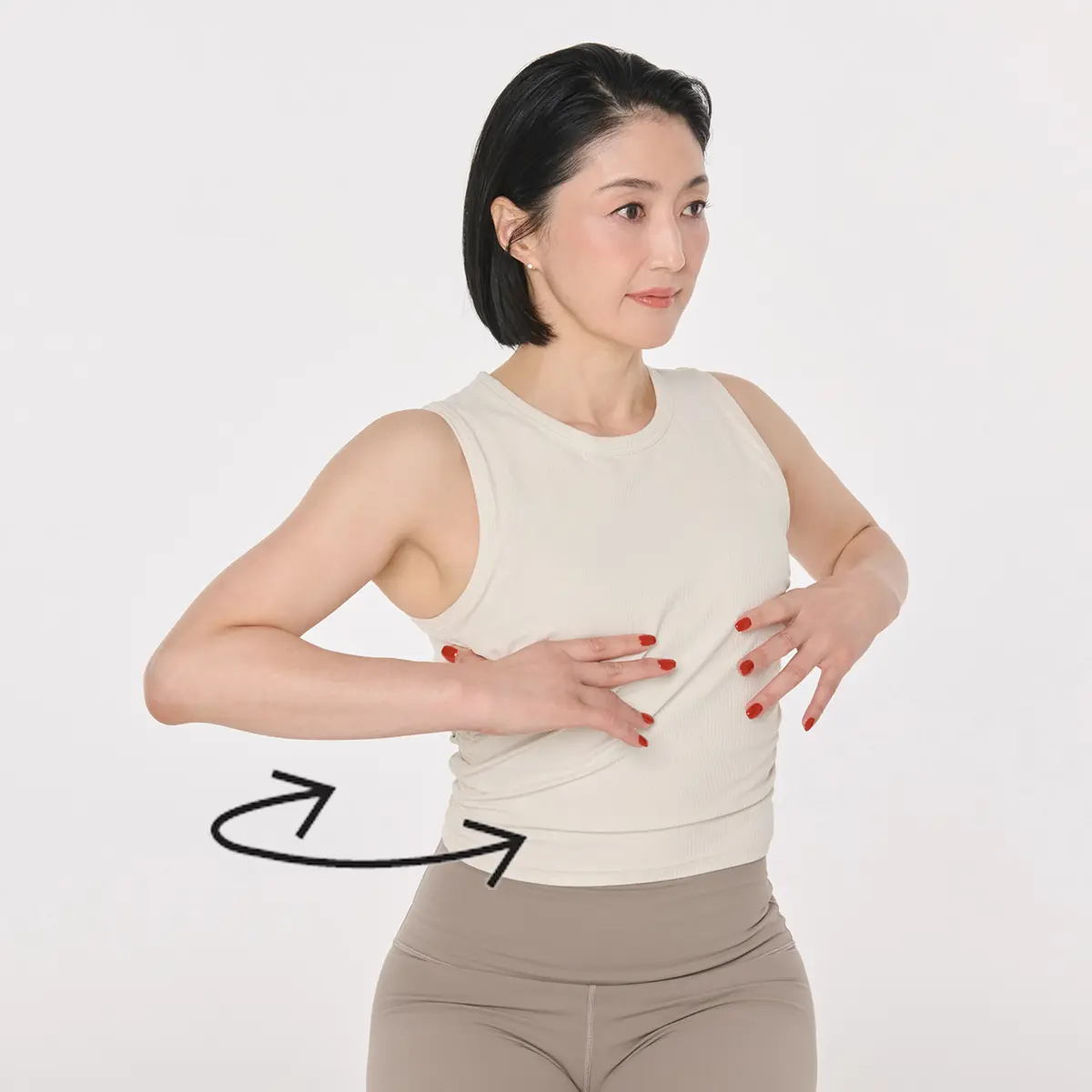 肋間筋をほぐす