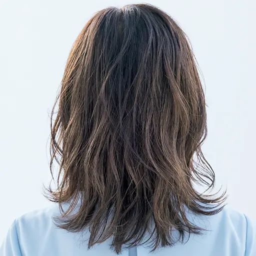 ミディアムヘア　バック