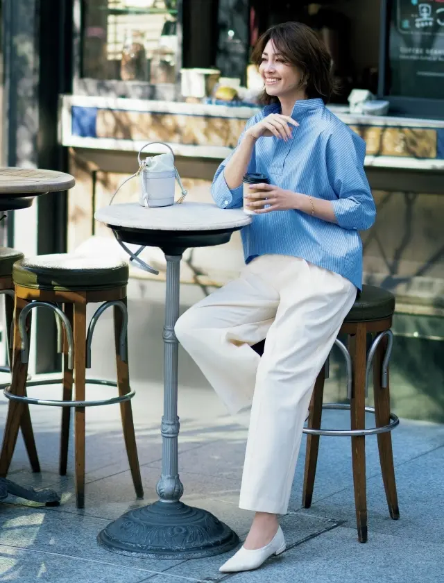 【短め丈トップスコーデ9選】スタイルUPの画像_5