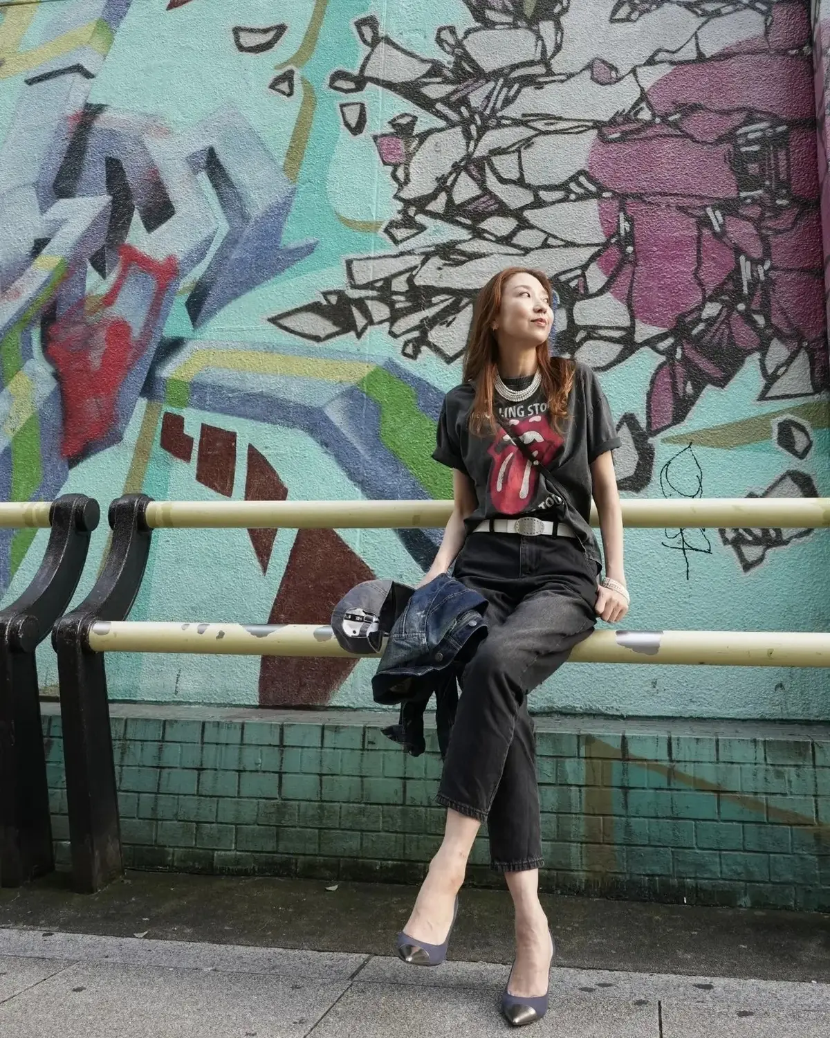 ZARA Tシャツ・デニムパンツ愛用 エクラ華組 法村麻起子さん