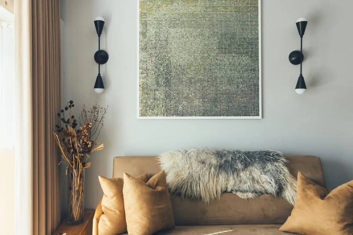 61㎡ スモールラグジュアリーな部屋　ソファ