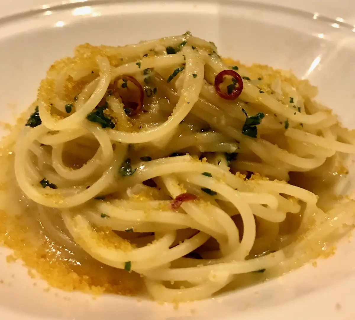 カラスミとアンチョビバターのパスタ