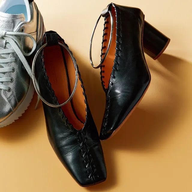 JIL SANDER／ヒール バレリーナ