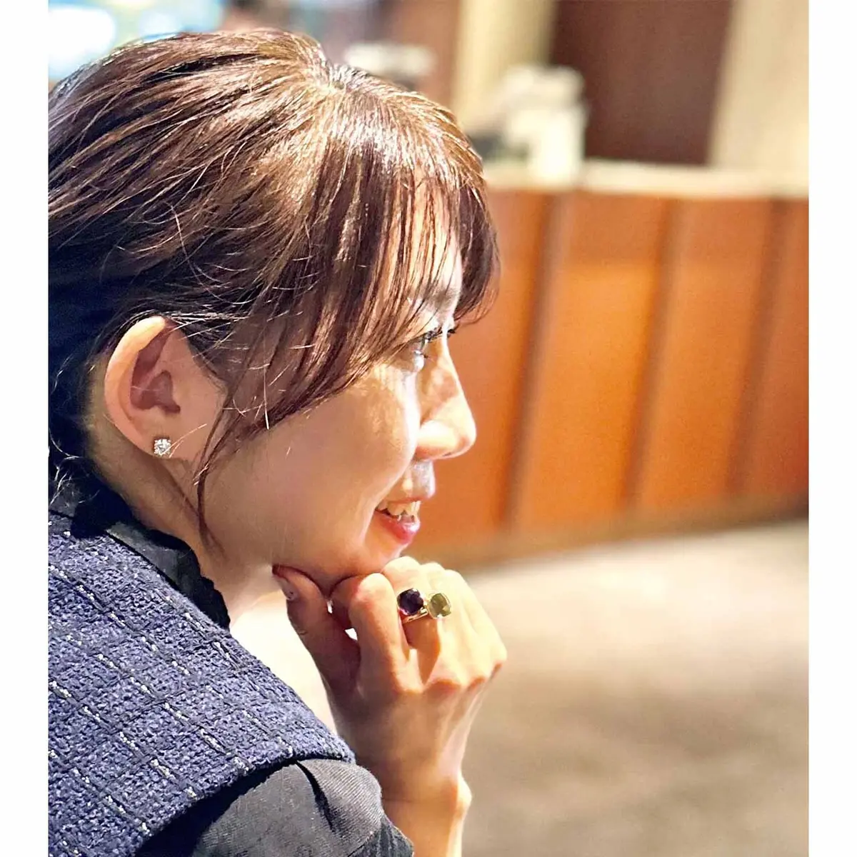 ポメラートのリングは、 重ねづけで個性を発揮（ hidemiさん ）