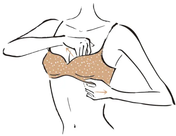 きれいなブラジャーのつけかた2