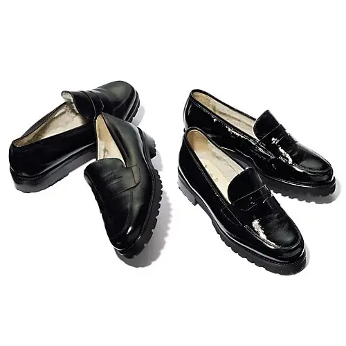 Luca Grossi ムートンつきローファー ￥31,900