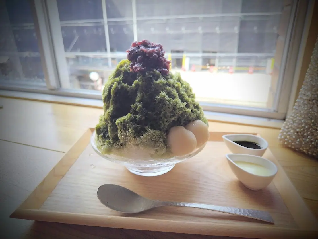 福進堂　花隈店　宇治抹茶金時　豆腐白玉　かき氷