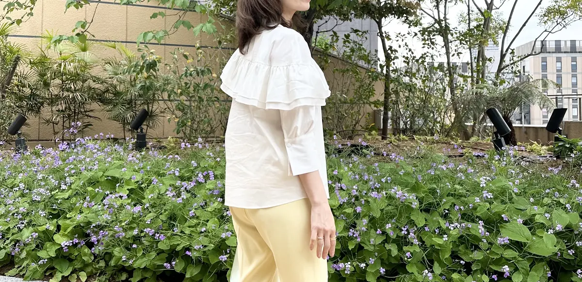 フリルシャツコーデで素敵なイベントへの画像_2