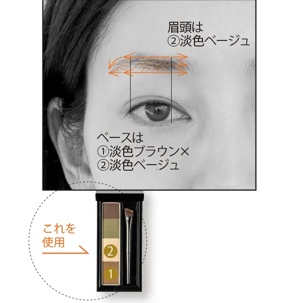 眉の増毛メイクは“緑ブラウン”がカギ！　の画像_5