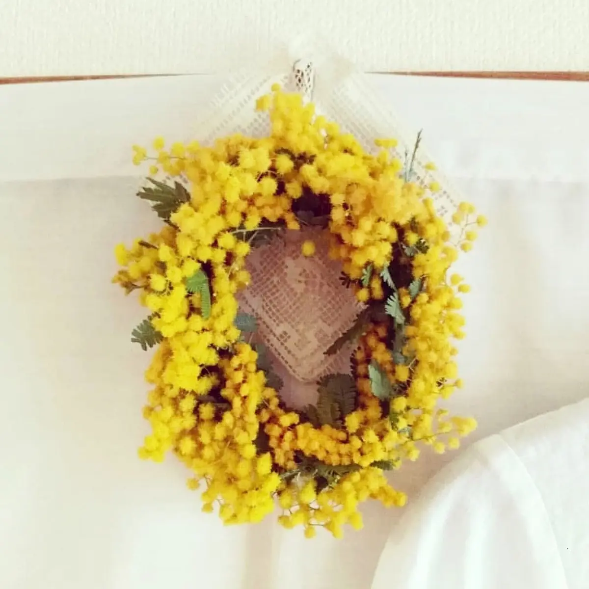 イエローパワー☆簡単リースの作り方の画像_3