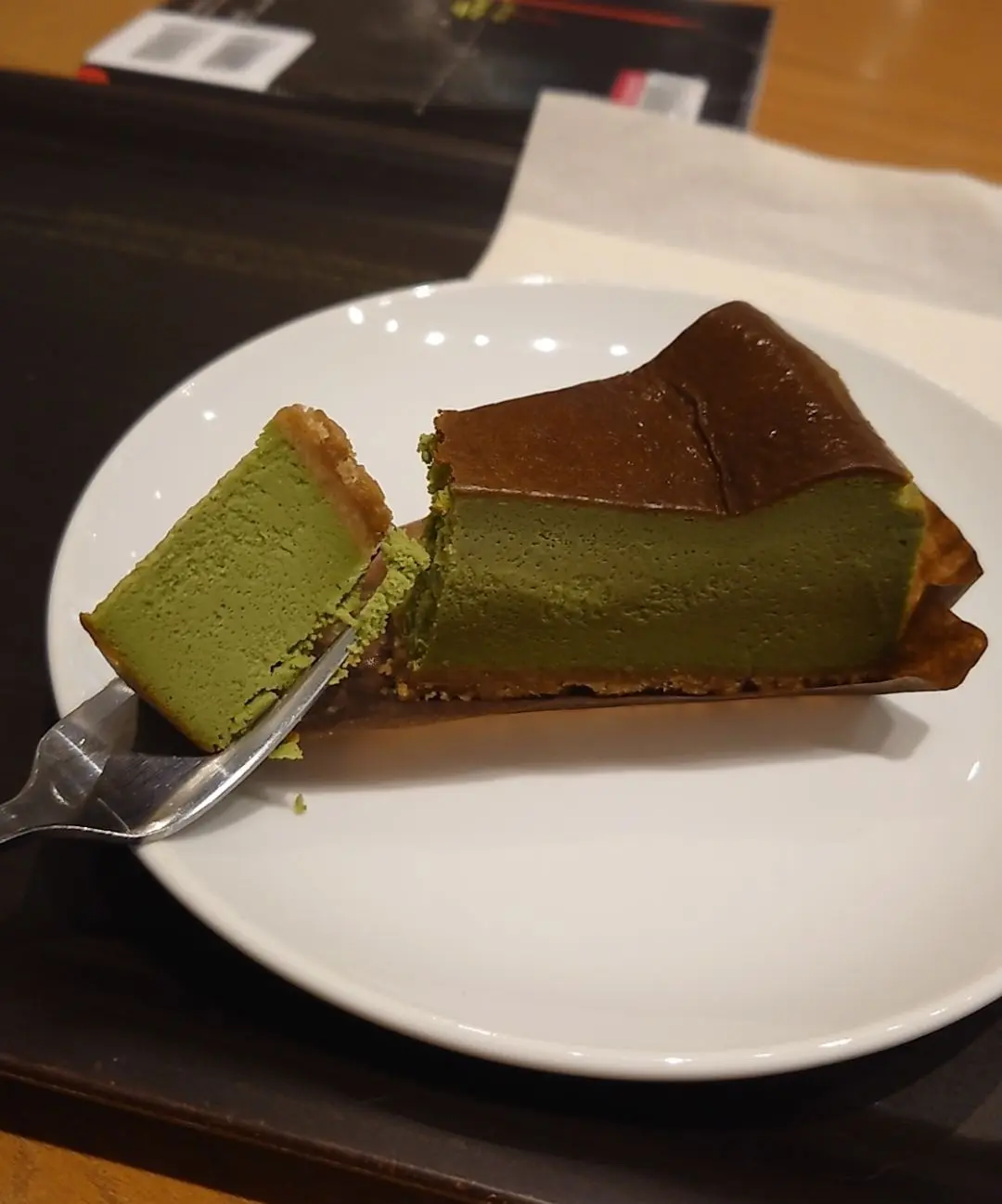 スタバ宇治抹茶チーズケーキ