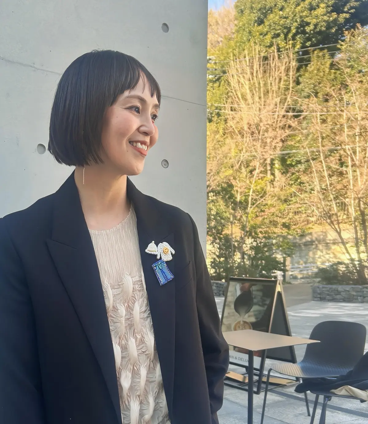 胸元のお洒落　デニムスタイルにデニムのブの画像_7