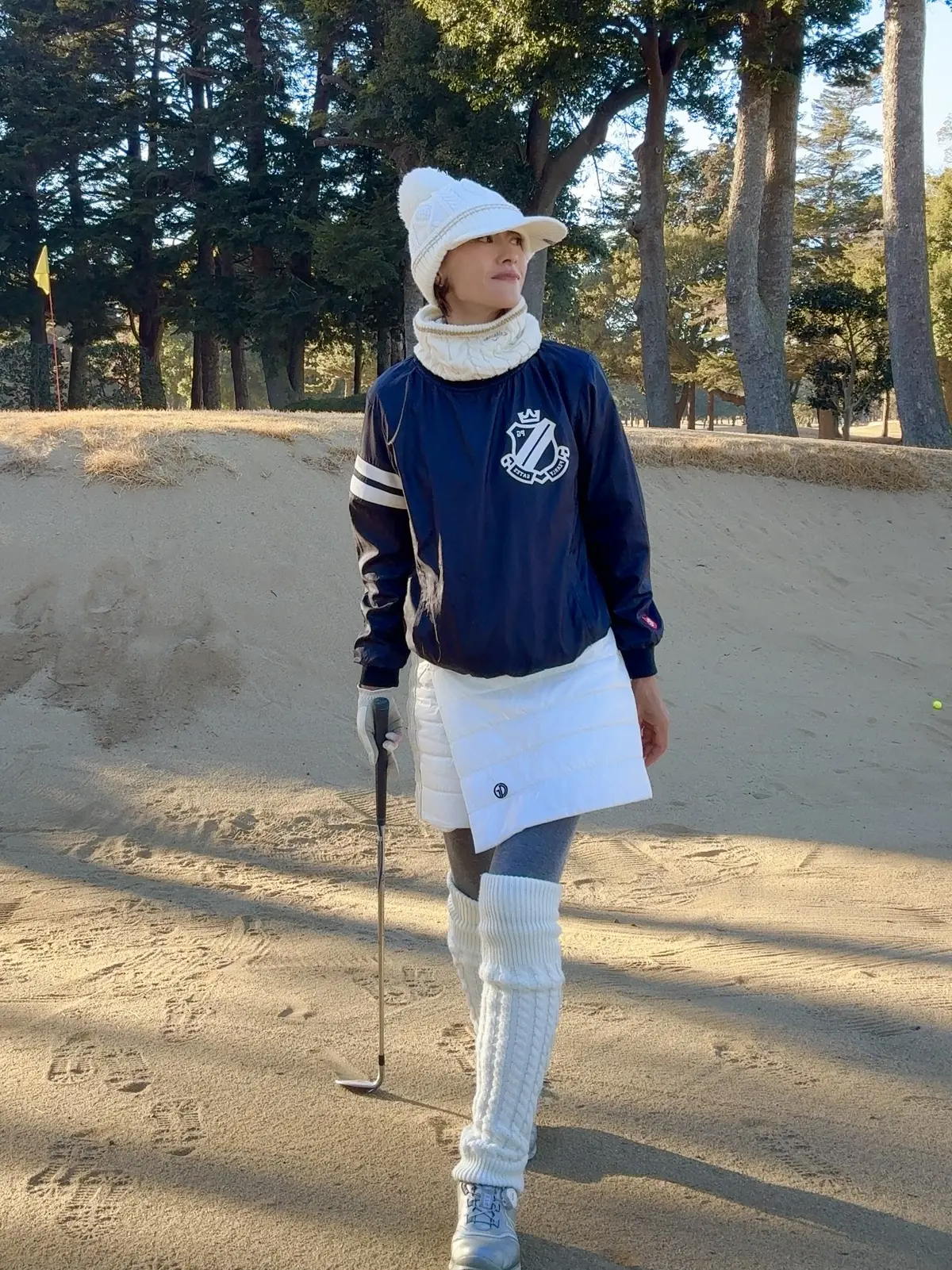 冬のゴルフファッション〜寒さに負けない防の画像_7