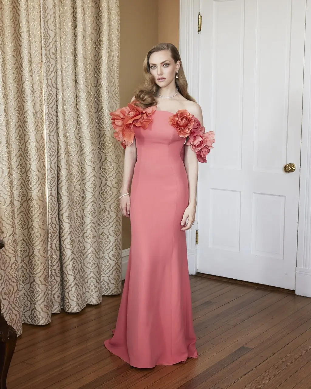 第78回ゴールデングローブ賞 アマンダ・サイフリッド　フォーエバーマークのジュエリー