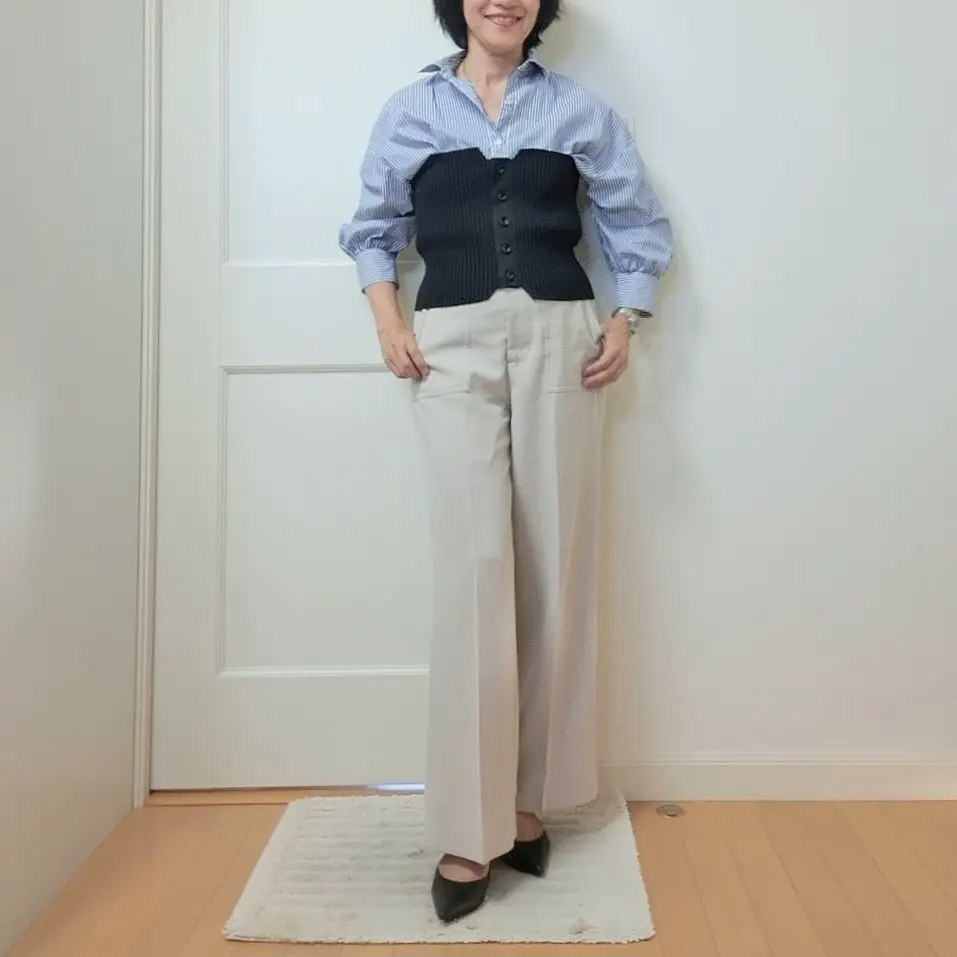 初チャレンジのビスチェで始める秋コーデの画像_10