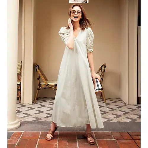 ne Quittez pas×eclat シャドーストライプドレス ￥26,400