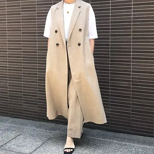 セットアップで着るのが今年流！いつもの着こなしも気分も格上げしてくれるジレ