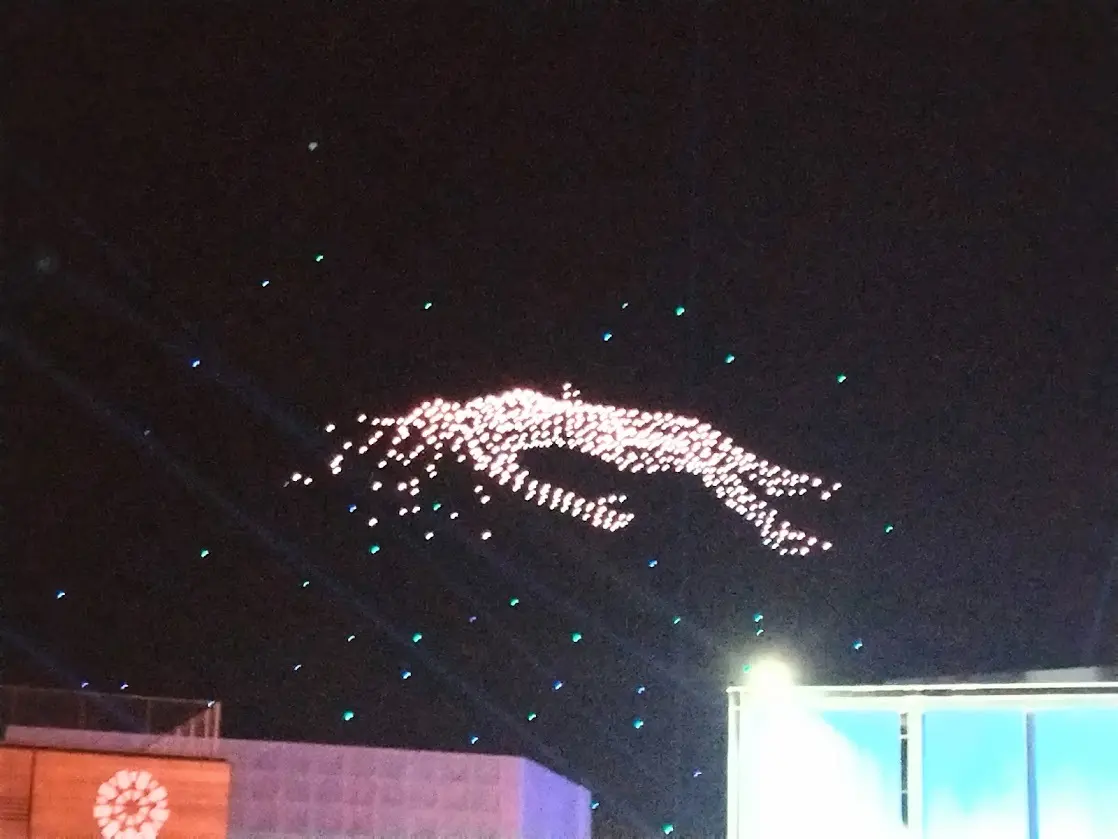 大阪万博　ドローンショー