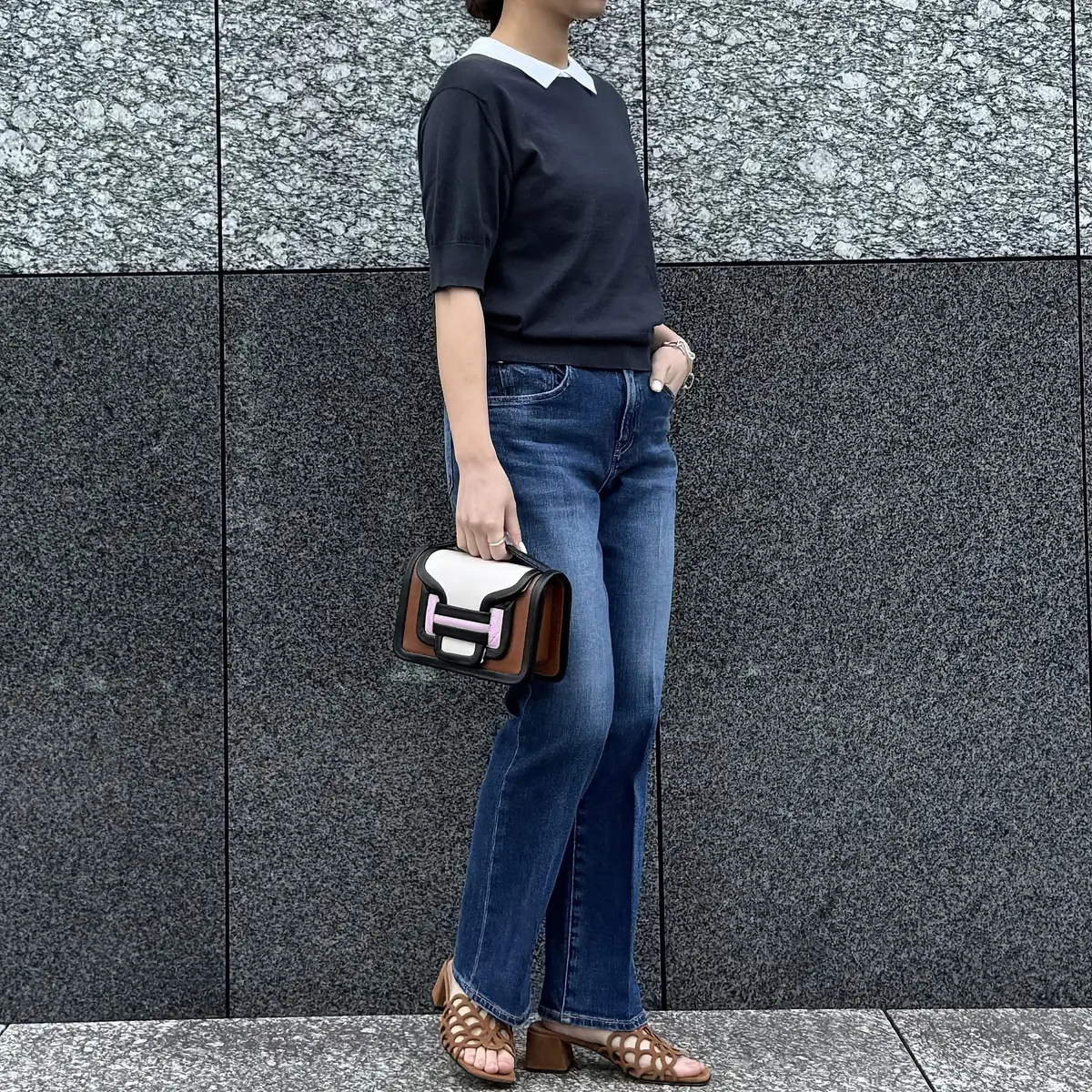 【50代デニム】スラックス感覚ではける〈の画像_4