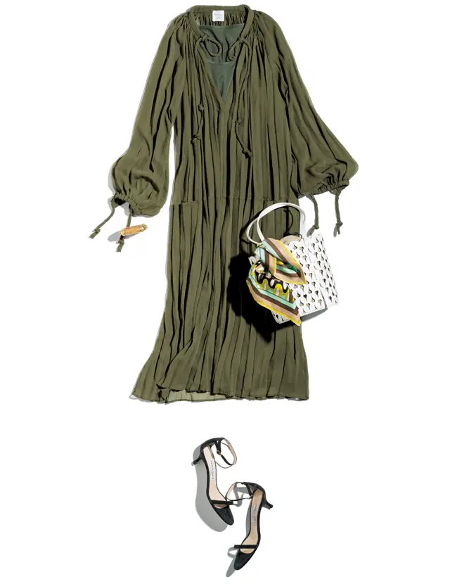 ブーケ ドゥ リュンヌのチュニックコーデ